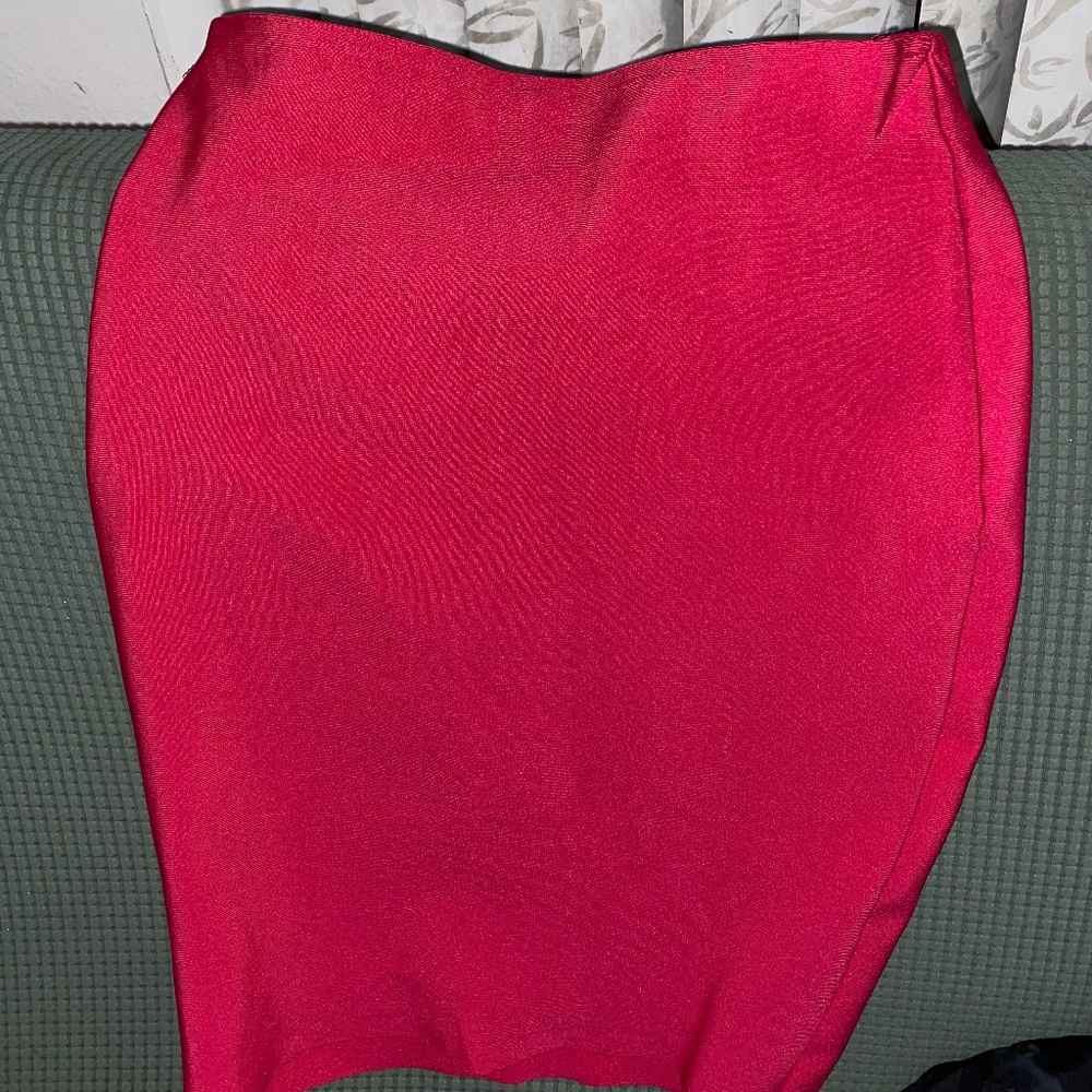 Hot Pink Pencil Skirt